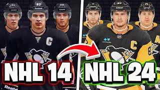 I Rebuilt The Pittsburgh Penguins From NHL 14 To NHL 24