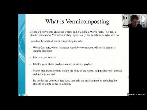 Webinar: Vermicomposting, June 2021