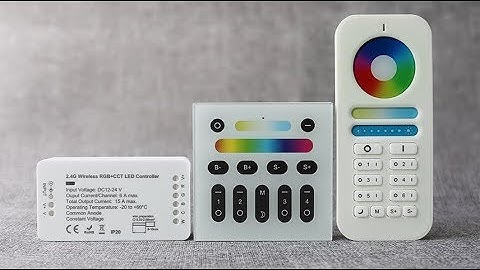 4.How to install or use rgb+cct wall mount panel remote