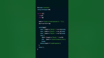 C++ Switch Case  | Perform Arithmetic Operations | #CppProgramming #LearnCpp #ProgrammingBasics