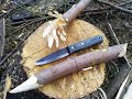 Bushcraft knife. N690 steel. Нож для Бушкрафта.