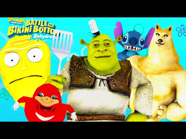 SpongeBob Battle for Bikini Bottom but ruined by mods (Rehydrated)