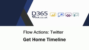 Flow Actions: Twitter - Get Home Timeline