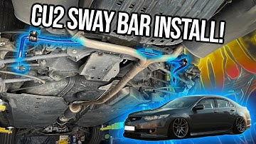 Accord Cu2 Euro Rear sway Bar Upgrade