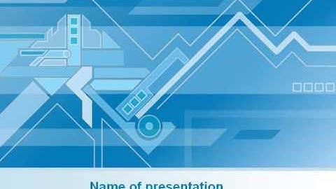 Abstract Technological PowerPoint Template by PoweredTemplate.com