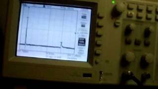 my Tek TDS used as a TDR (Time DomainReflectometer) - by cap
