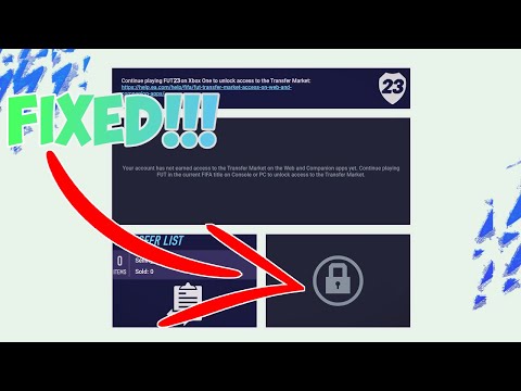 FIFA 23 WEP APP TRANSFER MARKET ACCESS FIXED!! 