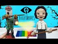 Учительница и Охотник из игры Маленькие Кошмары (Little Nightmares 2) | Лепим фигурки из пластилина