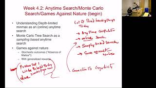 Lecture 7: Online Search: Depth-limited Minmax; RTA*; Monte Carlo Tree Search
