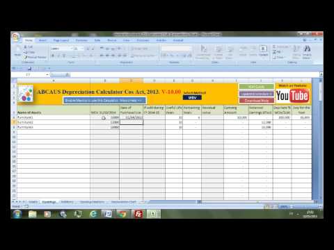 Depreciation Chart As Per Companies Act 2013