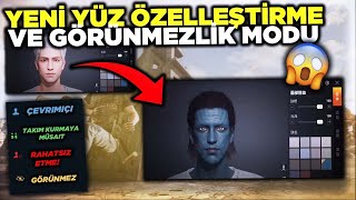 YENİ YÜZ ÖZELLEŞTİRME VE GÖRÜNMEZLİK MODU! 🤫 ARKADAŞ LİSTESİNDE GÖZÜKMEYİN! - PUBG Mobile