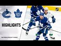 Canucks @ Maple Leafs 2/8/21 | NHL Highlights