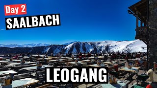 Saalbach Day 2 - Skiing Leogang
