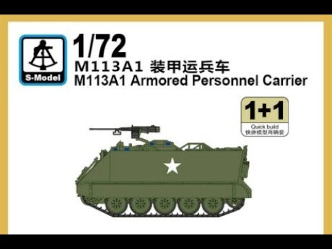 1+1 S-model 1/72 PS720070 M113A1 Armored Personnel Carrier 