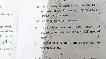 MSc Physics 2nd Sem Solid State Physics Question Paper
