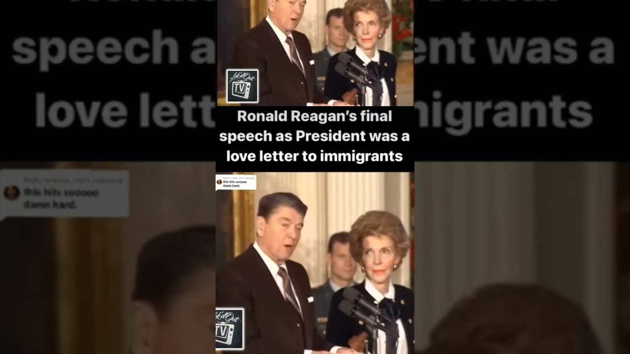 Ronald Reagan S LAST SPEECH As President 