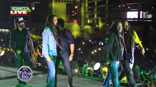 Video thumbnail of "BOB Marley family LIVE onstage"