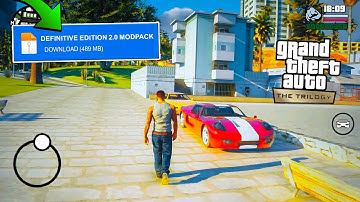 Best GTA SA definitive edition modpack in android | Android 10,11,12,13 Support  | 2023
