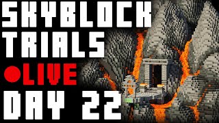 [LIVE] Hypixel Skyblock Trials  Deep Caverns Day 2 [22] (info in description)