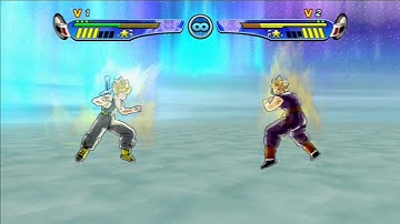 Dragon Ball Z Budokai 3 HD - Trunks vs Gohan