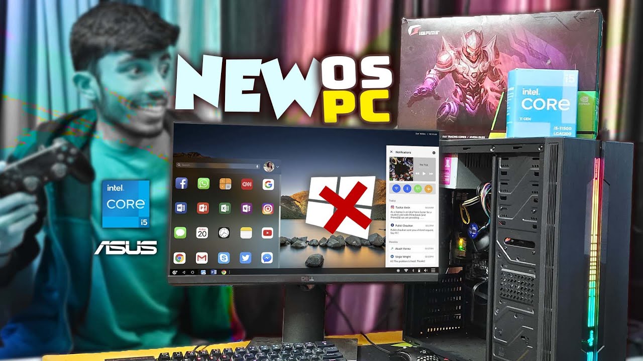 10,000/ Rs Budget PC ⚡Live Gaming Test! With New Operating SystemNot