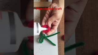 how to make Cherry by pipe cleaner #craft #trainding #fashion