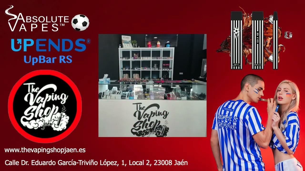 ⚽️ UPENDS UpBar RS en THE VAPING SHOP JAEN