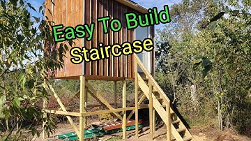 Easy To Build Staircase for Elevated Hunting Blind
