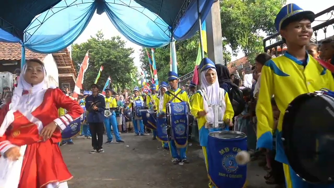 MB GBS MAN 4 CIREBON Angkatan 13 Live PAUD AL-IHSAN HULUBANTENGLOR  COVER (PERAHU LAYAR) #karnaval