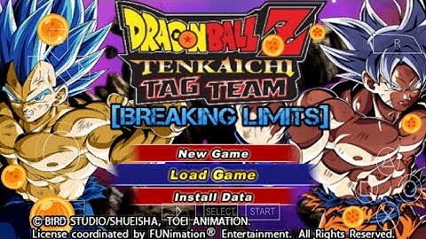 NEW DBZ TTT BREAKING LIMITS MOD ISO PSP V2 DOWNLOAD.....
