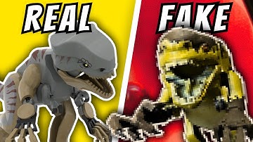 Ik heb de D-REX-set gebouwd met neppe LEGO.