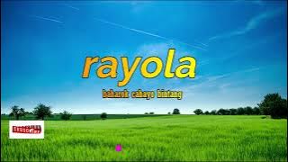 rayola-baharok cahayo bintang [karaoke]