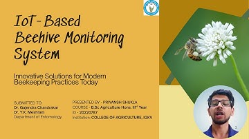 Presentation   IoT Based Beehive Monitoring by Priyansh Shukla Bsc Ag 3rd yr 2nd sem