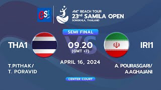 ไทย 1 - อิหร่าน 1/ชาย/รองชนะเลิศ/Est Cola AVC Beach Tour Samila