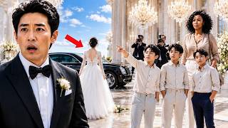 41. On His Wedding Day, The Korean Billionaire CEO Saw His Black Ex Wife With Triplets.He Froze in S