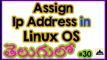How to Assign IP Address on Linux In Telugu | Linux videos in Telugu | CentOS | Kali linux