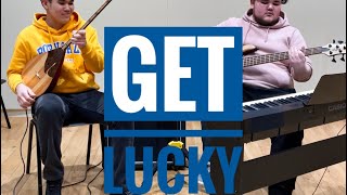 DAFT PUNK - GET LUCKY - LOOP COVER - DOMBYRA & BASS GUITAR #daftpunk #getlucky #dombyra #bassguitar