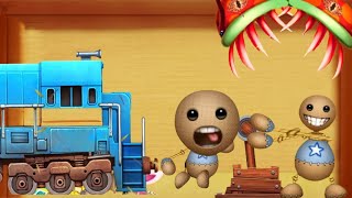 Monster Plant Vs The Buddy in Train | Kick The Buddy