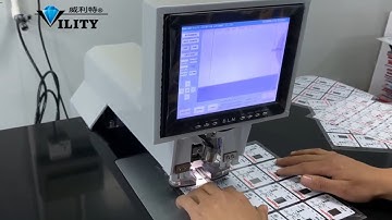 Vility Semi auto CCD Hole Punching Machine For Membrane Panel