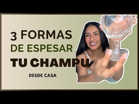 Video: 3 formas de hacer champú natural