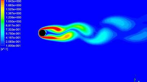Unsteady Flow over a Cylinder (2D)