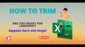 Excel TRIM Function – Clean Up Your Data!