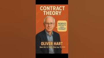 Oliver Hart | Incomplete Contracts & Nobel Economics SimplifiedWho Should Own What? #reels #feed