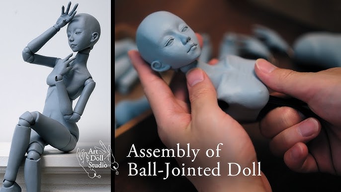 How to use air-dry clay for sculpting dolls — Adele Po.