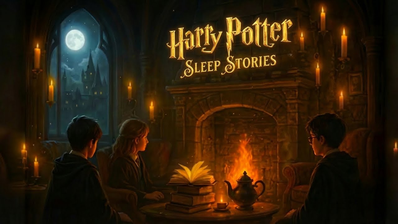 The Golden Trio: Harry, Ron & Hermione Bedtime Stories | Harry Potter ASMR for Sleep