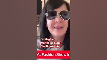 #meghanmarkle Doesn’t ACT She Imitates #shorts #shortvideo #acting #princeharry