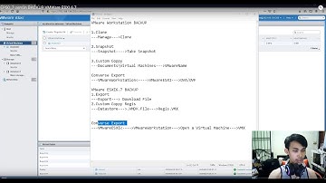 EP50_7 เทคนิค BACKUP VMWare ESXI 6.7