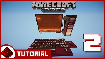 Minecraft Xbox One Redstone Computer Tutorial -Part 2: Segment Displays