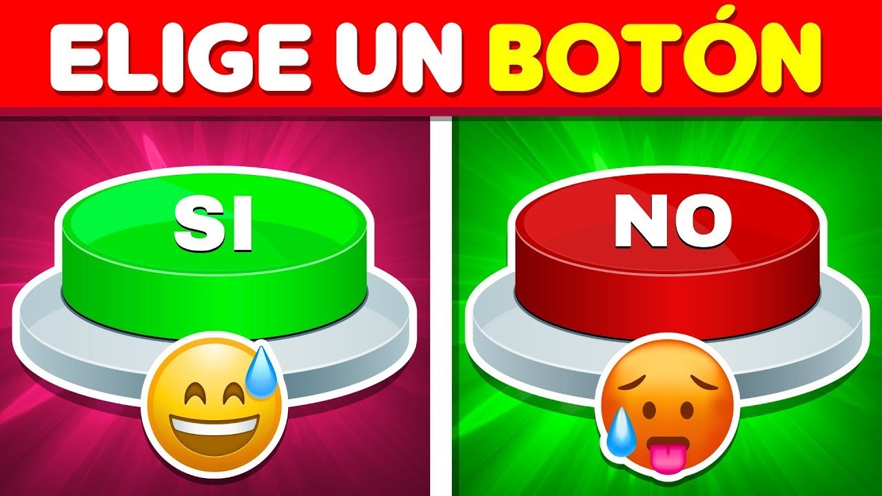 SI o NO 😱| ✅ o ⛔ | Elige UN BOTON🔥 | Reto Quiz✅