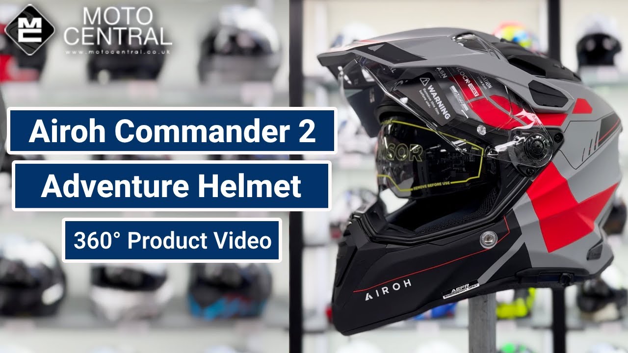 【ヘルメット】AIROH COMMANDER2【アドベンチャー】 Airoh Commander 2 Adventure ECE 22.06 Carbon Motorcycle